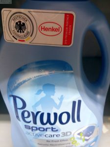 Spezialwaschmittel von Perwoll für Sportler