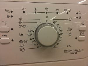 Programmauswahl an der Waschmaschine